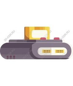 Vintage game console