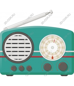 Vintage retro radio