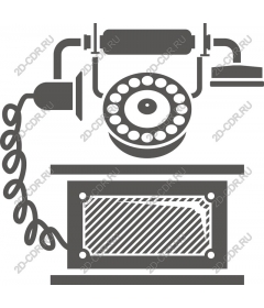 Vintage rotary phone
