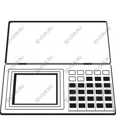 Elegant calculator with two screens