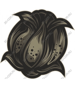  Stylized flower Bud