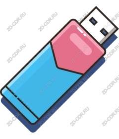 Яркий USB-флеш-накопитель