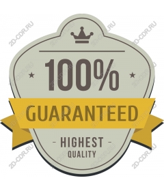 Icon "100% quality guarantee"