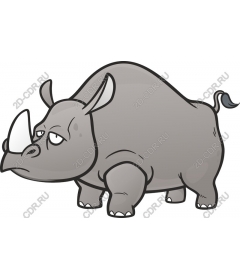  Bizarre cartoon Rhino