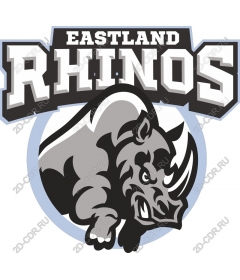  Логотип Eastland Rhinos