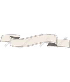  Elegant cream ribbon