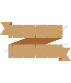  Elegant brown ribbon