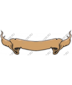 Vintage banner-scroll