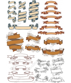 Комплект декоративных лент и баннеров