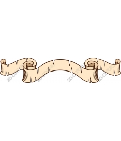 Vintage decorative scroll