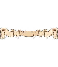 Vintage banner-scroll