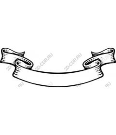  Elegant banner ribbon