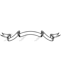 Vintage banner ribbon