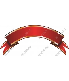 Red and gold decorative banner