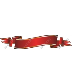 Red banner Clipart