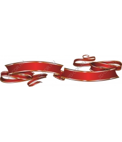 Red decorative tape
