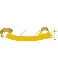  Elegant gold ribbon