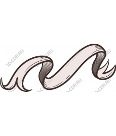  Elegant decorative banner ribbon