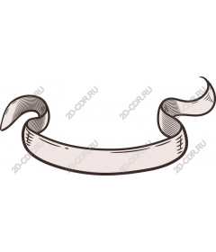 Vintage banner-ribbon