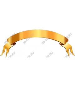  Elegant gold ribbon