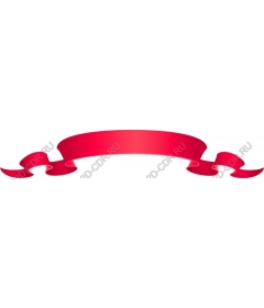  Elegant banner with red ribbon