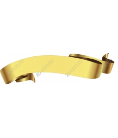 Elegant yellow ribbon