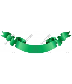  Elegant green ribbon