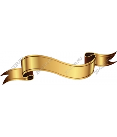  Elegant gold ribbon