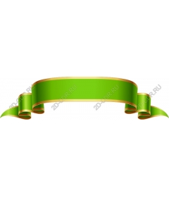  Elegant green ribbon