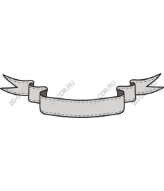  Elegant banner ribbon