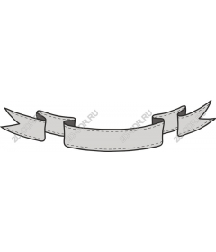  Elegant banner with ribbon Clipart