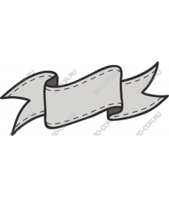  Elegant decorative banner ribbon