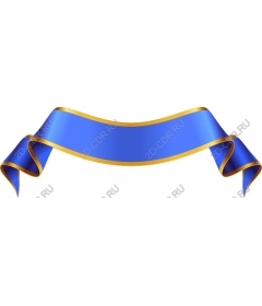  Elegant blue ribbon