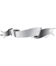  Elegant silver ribbon