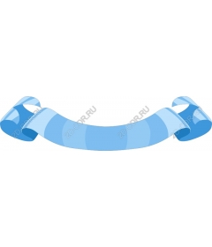  Elegant blue ribbon