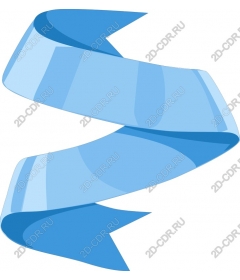  Elegant blue ribbon