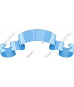  Elegant blue ribbon