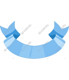  Elegant blue ribbon