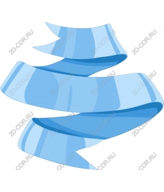  Elegant blue ribbon