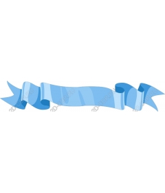 Elegant blue ribbon
