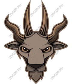  Brave goat head
