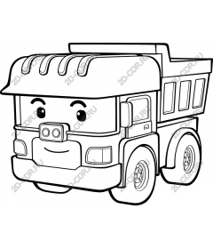  Cartoon dump truck