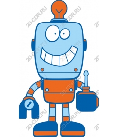  Happy character robot
