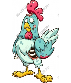  Whimsical zombie chick
