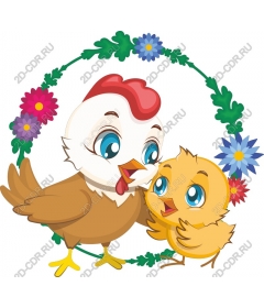 Mother and chick