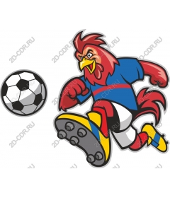 Cheerful cock-player