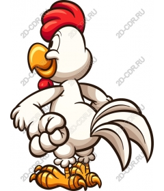  Adorable cartoon rooster