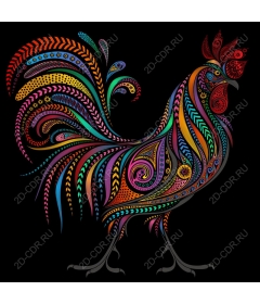  Colorful Cock