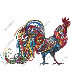  Colorful Rooster works