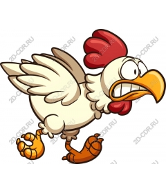  Bizarre cartoon chicken